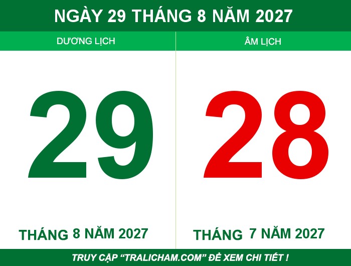 Ngày 29 tháng 8 năm 2027