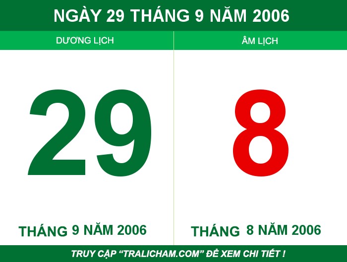 Ngày 29 tháng 9 năm 2006