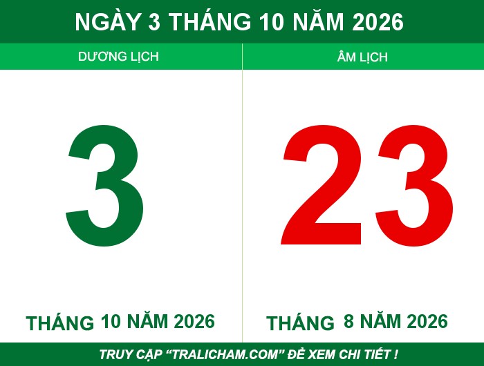 Ngày 3 tháng 10 năm 2026