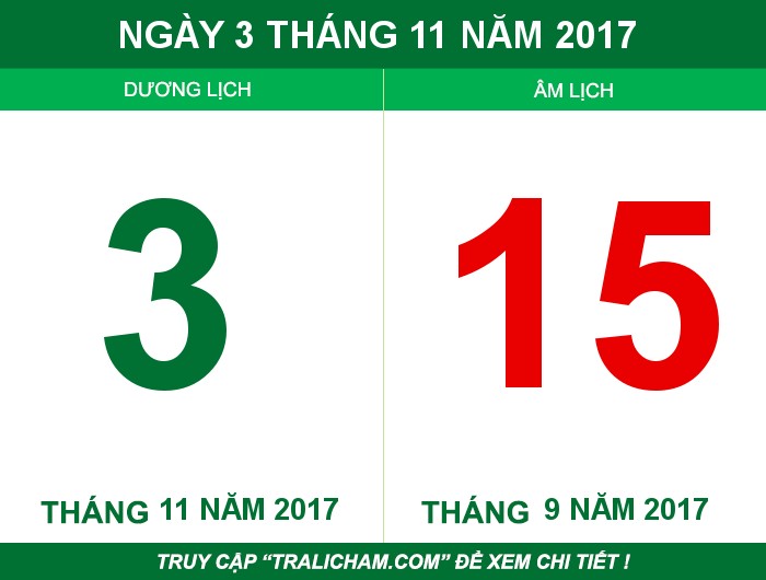 Ngày 3 tháng 11 năm 2017