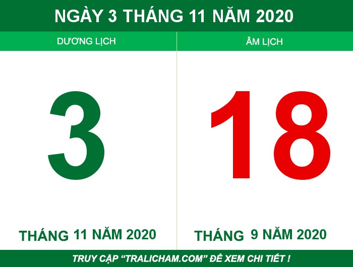 Ngày 3 tháng 11 năm 2020