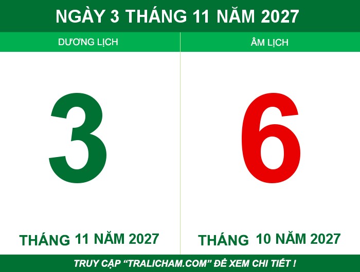 Ngày 3 tháng 11 năm 2027