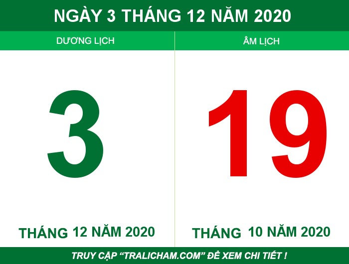 Ngày 3 tháng 12 năm 2020