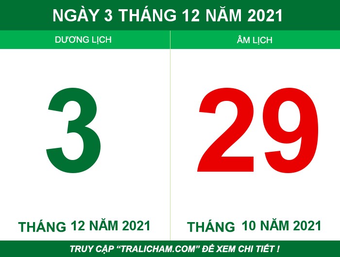 Ngày 3 tháng 12 năm 2021