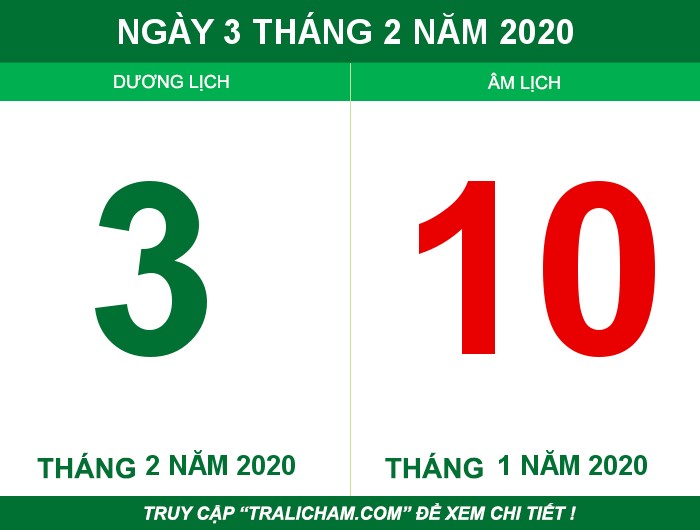 Ngày 3 tháng 2 năm 2020