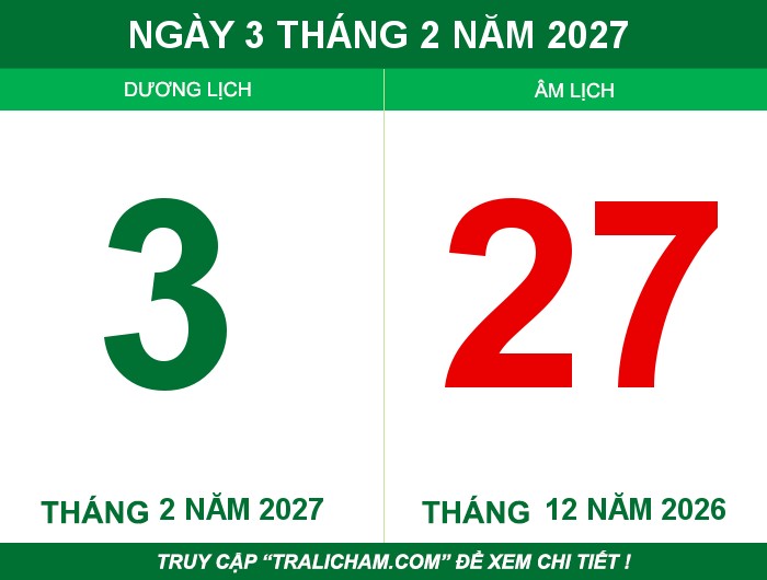 Ngày 3 tháng 2 năm 2027