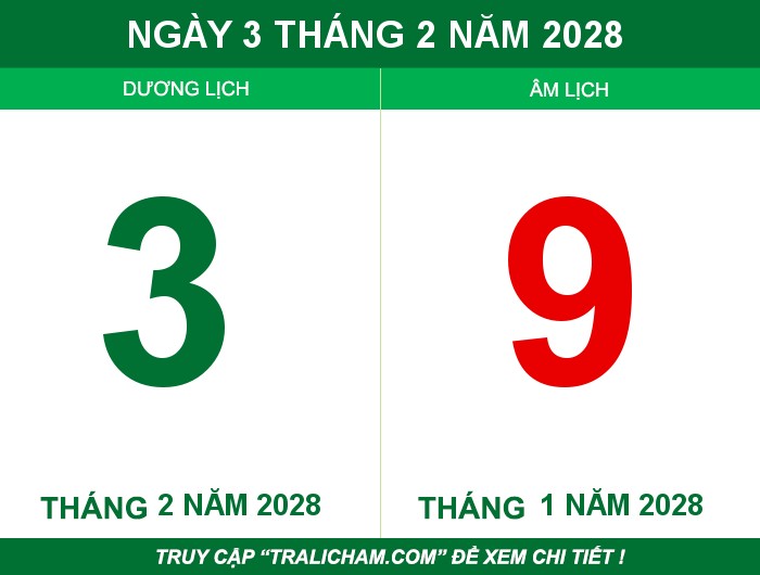 Ngày 3 tháng 2 năm 2028