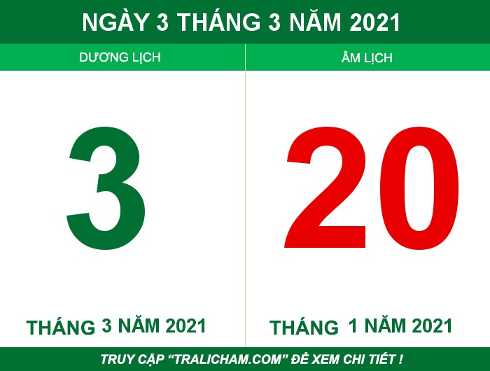 Ngày 3 tháng 3 năm 2021