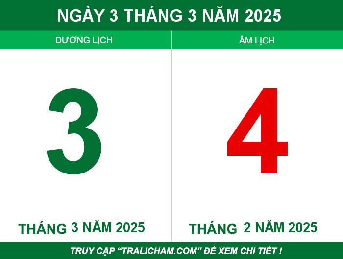 Ngày 3 tháng 3 năm 2025