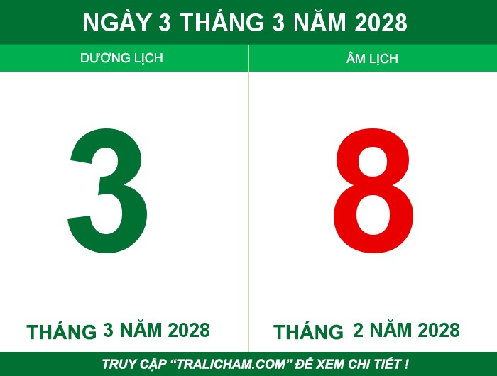 Ngày 3 tháng 3 năm 2028