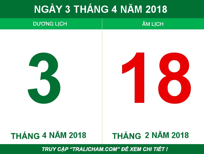 Ngày 3 tháng 4 năm 2018