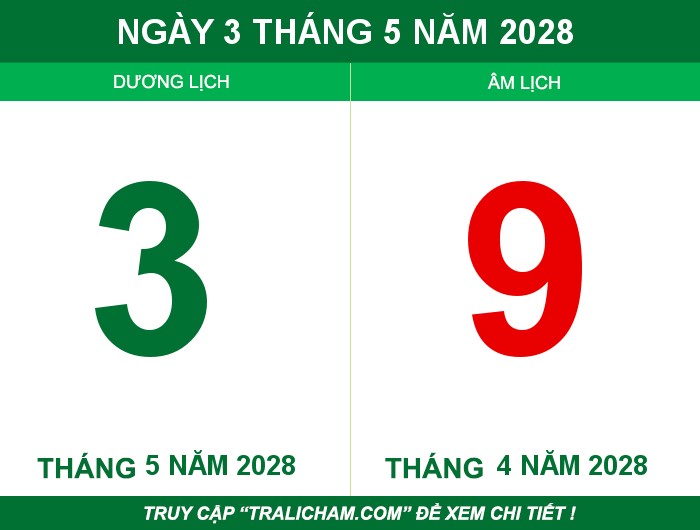 Ngày 3 tháng 5 năm 2028