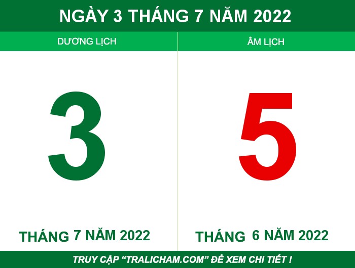 Ngày 3 tháng 7 năm 2022