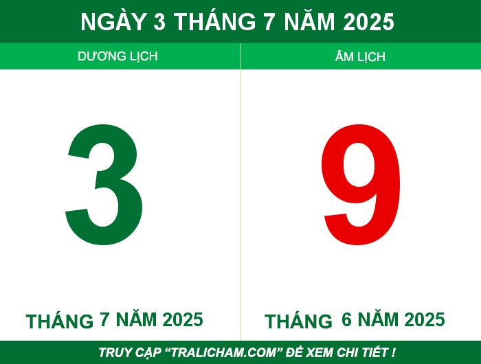 Ngày 3 tháng 7 năm 2025