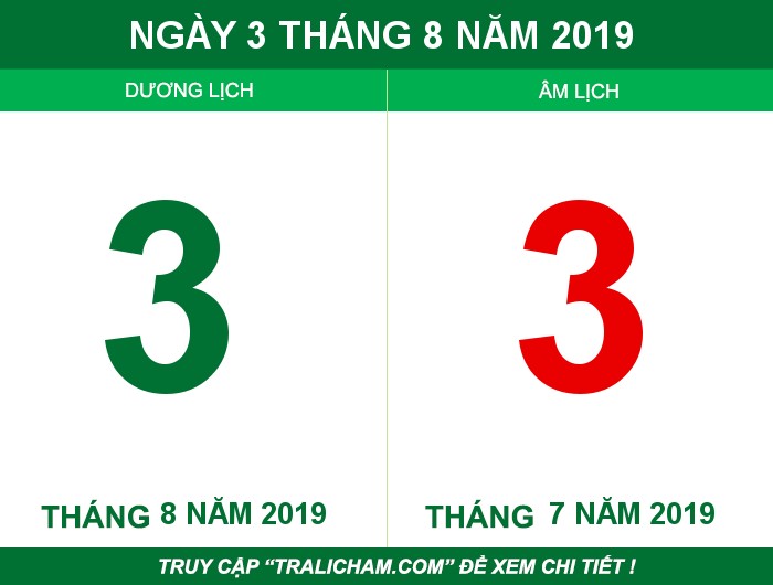 Ngày 3 tháng 8 năm 2019