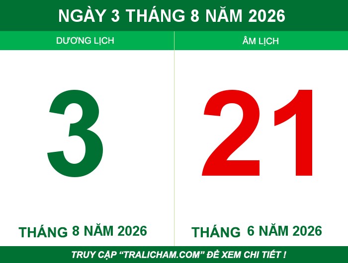 Ngày 3 tháng 8 năm 2026