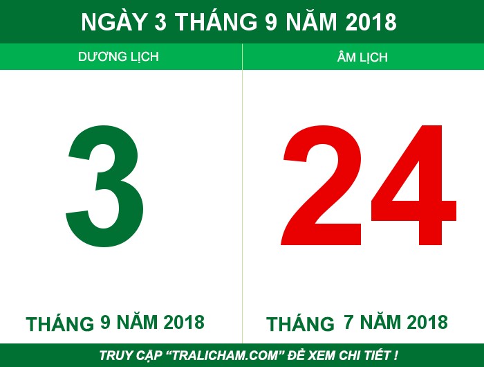 Ngày 3 tháng 9 năm 2018