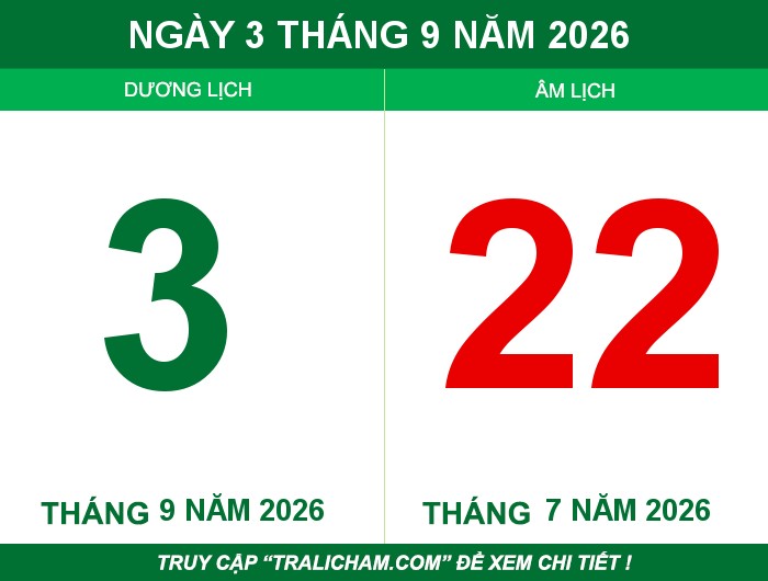 Ngày 3 tháng 9 năm 2026