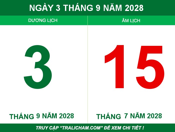 Ngày 3 tháng 9 năm 2028