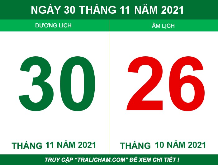 Ngày 30 tháng 11 năm 2021