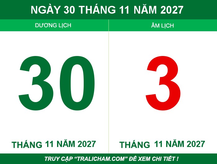 Ngày 30 tháng 11 năm 2027