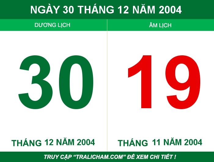 Ngày 30 tháng 12 năm 2004