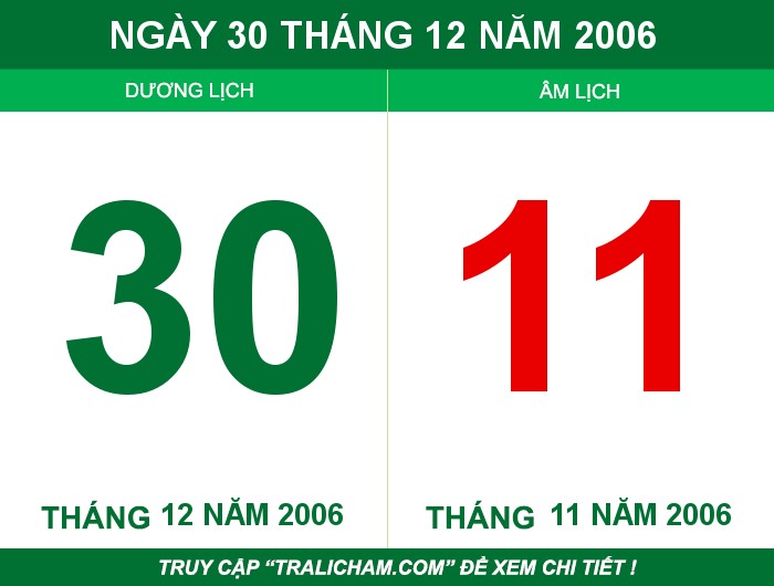 Ngày 30 tháng 12 năm 2006
