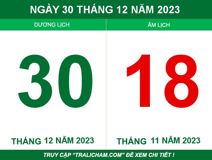 Ngày 30 tháng 12 năm 2023