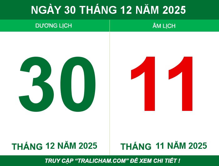 Ngày 30 tháng 12 năm 2025