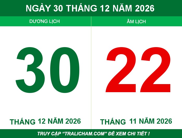 Ngày 30 tháng 12 năm 2026