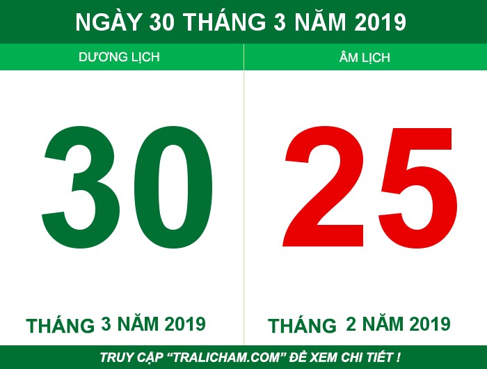 Ngày 30 tháng 3 năm 2019