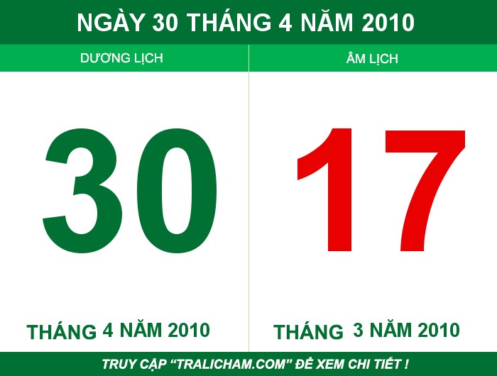 Ngày 30 tháng 4 năm 2010