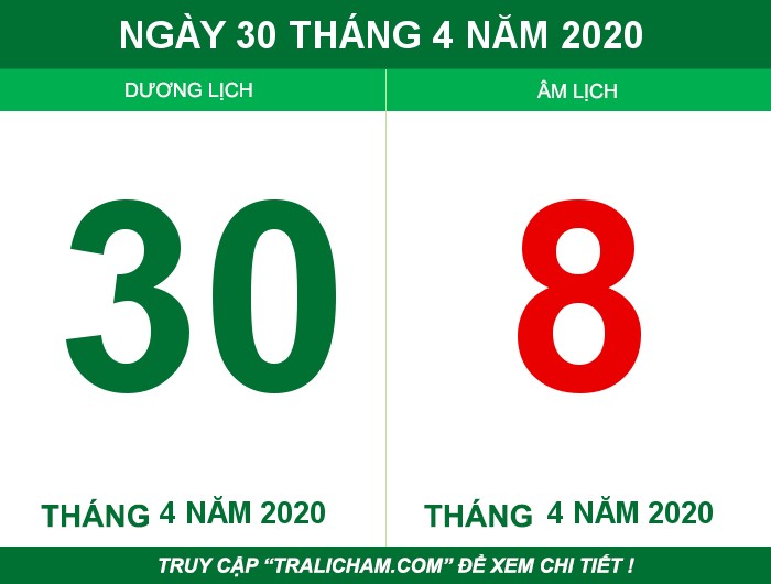 Ngày 30 tháng 4 năm 2020