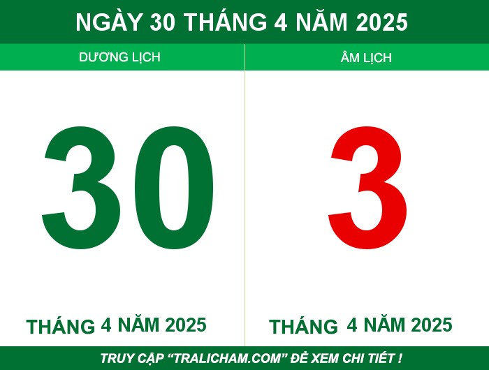 Ngày 30 tháng 4 năm 2025