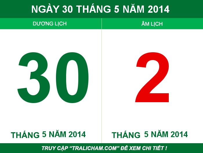 Ngày 30 tháng 5 năm 2014