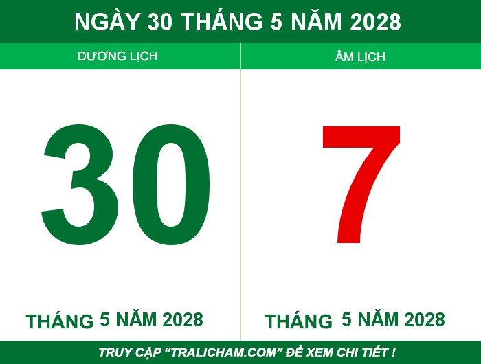 Ngày 30 tháng 5 năm 2028