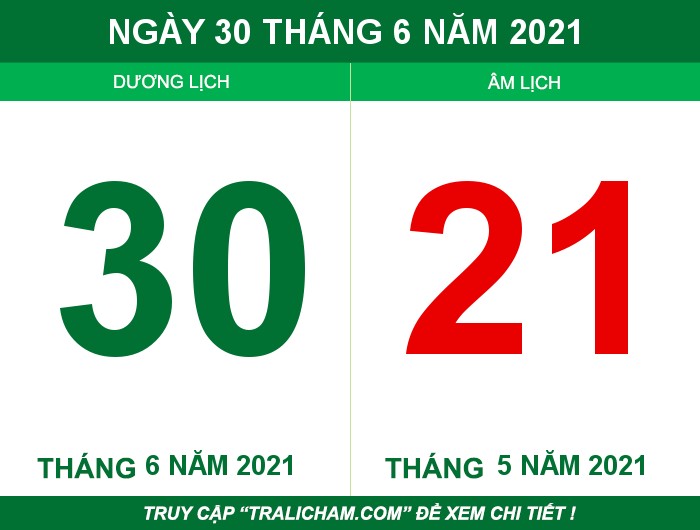 Ngày 30 tháng 6 năm 2021