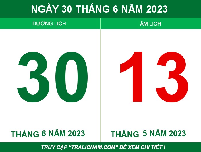 Ngày 30 tháng 6 năm 2023