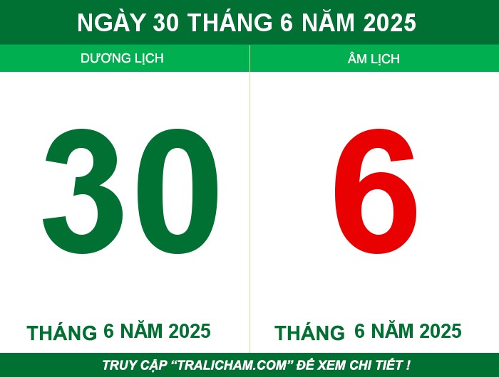 Ngày 30 tháng 6 năm 2025