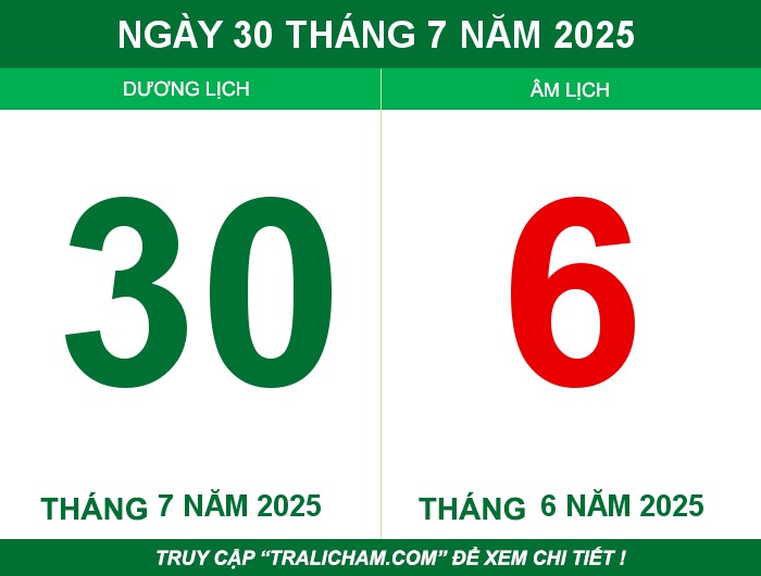 Ngày 30 tháng 7 năm 2025