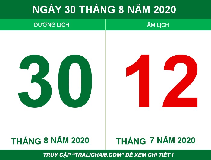 Ngày 30 tháng 8 năm 2020