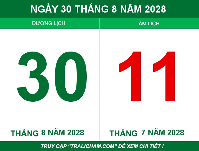 Ngày 30 tháng 8 năm 2028
