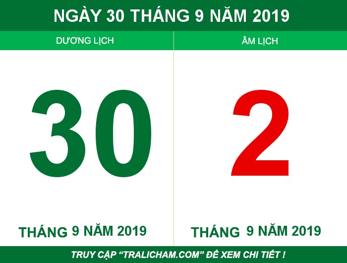 Ngày 30 tháng 9 năm 2019