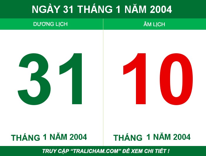 Ngày 31 tháng 1 năm 2004