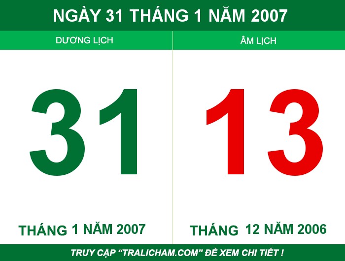 Ngày 31 tháng 1 năm 2007