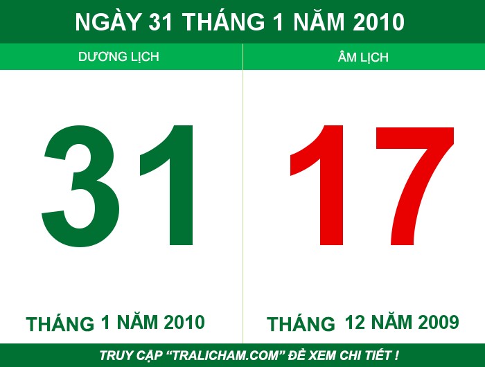 Ngày 31 tháng 1 năm 2010