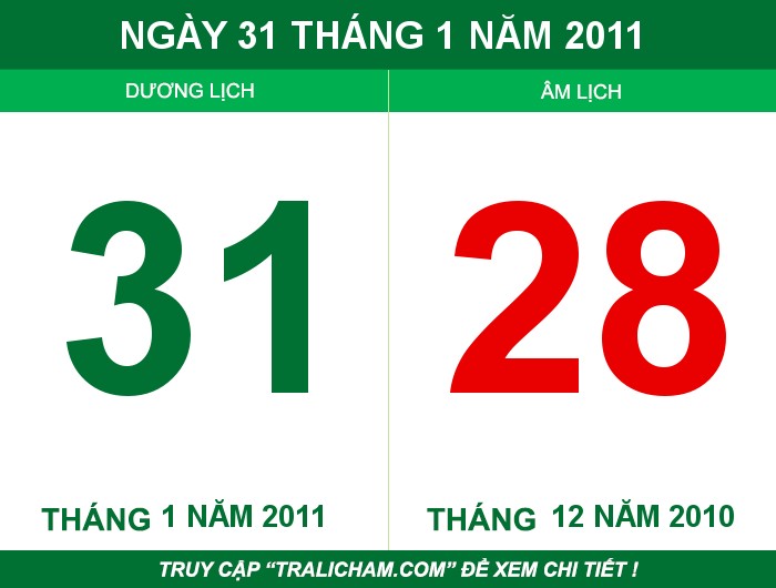 Ngày 31 tháng 1 năm 2011