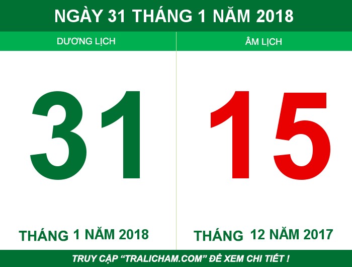 Ngày 31 tháng 1 năm 2018