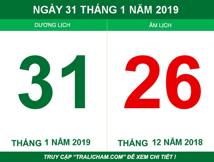 Ngày 31 tháng 1 năm 2019