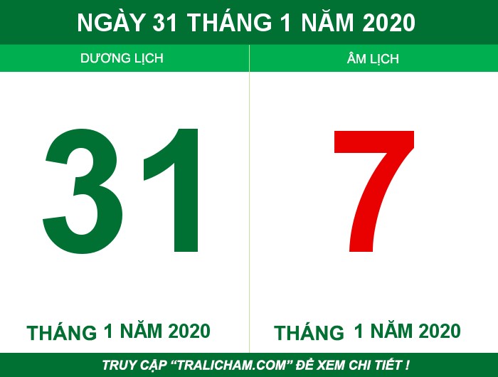 Ngày 31 tháng 1 năm 2020